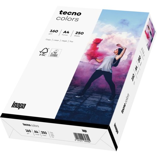 Kopierpapier tecno® colors, inapa Deutschland