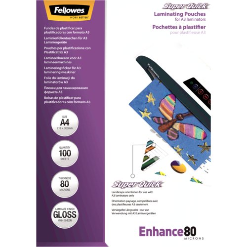 Laminierfolie SuperQuick?, Fellowes®