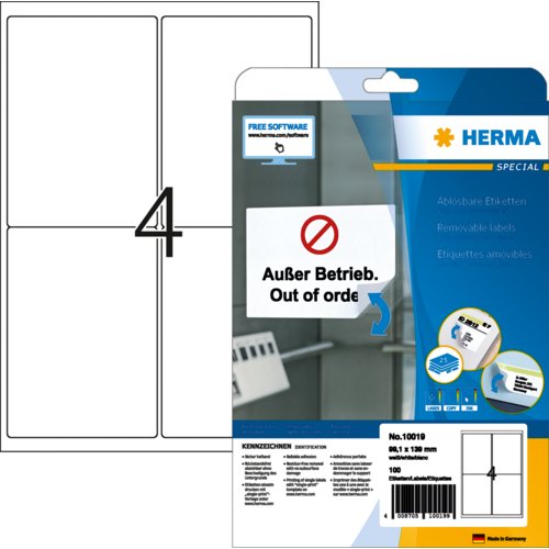 Universal-Etikett SPECIAL, mit Rand/Eckenabrundung, IM*, PG mit 25 Blatt