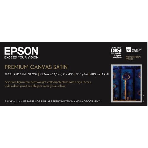Fine Art Printing Papier Premium Satin Canvas, EPSON