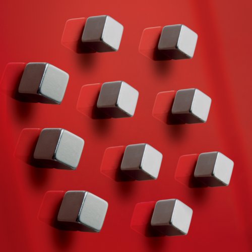 SuperDym-Magnet C5 "Strong", Cube-Design, vernickelt, sigel