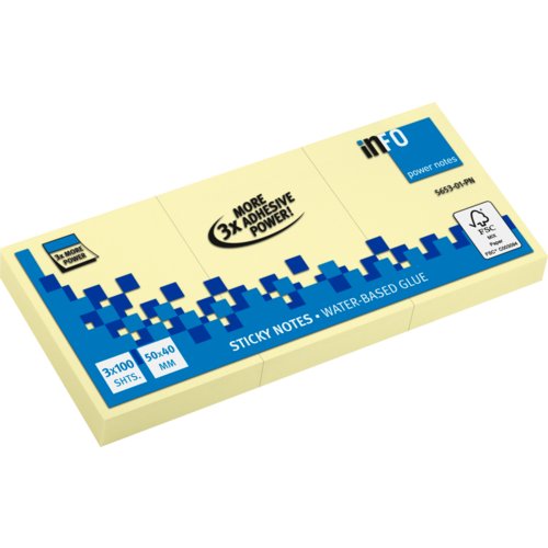 Haftnotizen Power Notes - gelb