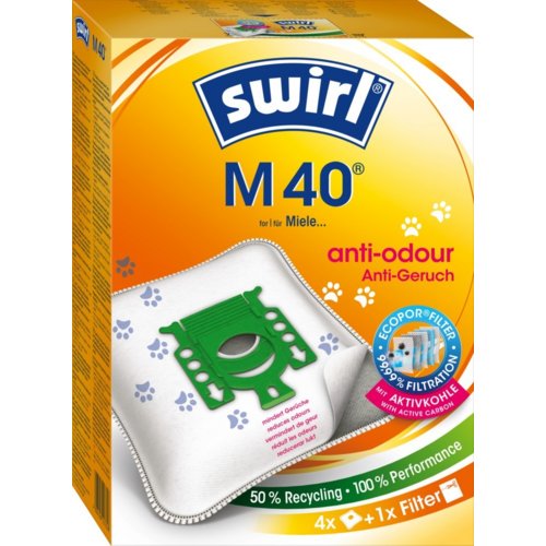 Staubsaugerbeutel M40 Anti-Geruch, swirl®