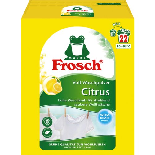 Voll-Waschpulver Citrus, Frosch