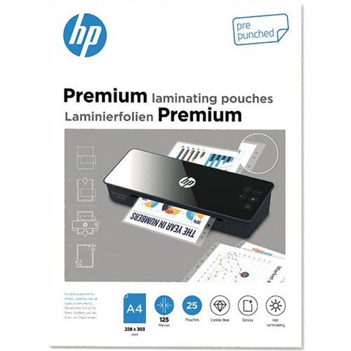 HP Premium Laminierfolie mit Ringbuchlochung