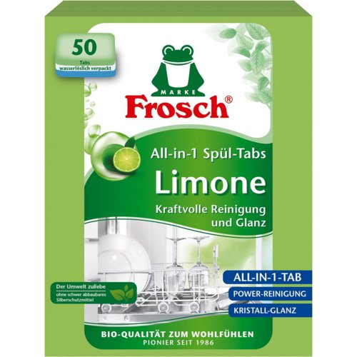 Geschirrspültabs Limone All-in-1, Frosch
