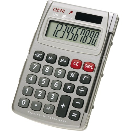 Taschenrechner 520 mit Schutzdeckel