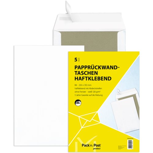 Versandtasche mit Papprückwand, Kleinpackung, mayer network