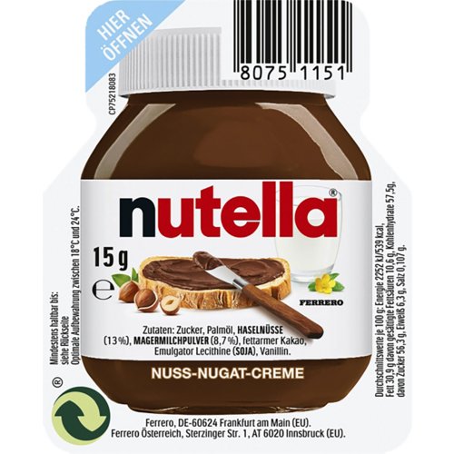 Nuss-Nougat Creme Portion, nutella®