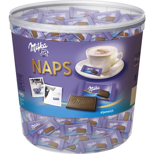 Schokolde Milka Naps Alpenmilch