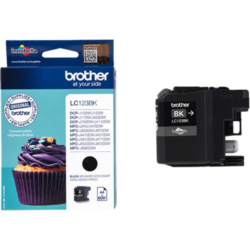 Inkjet-Patrone brother LC123BK