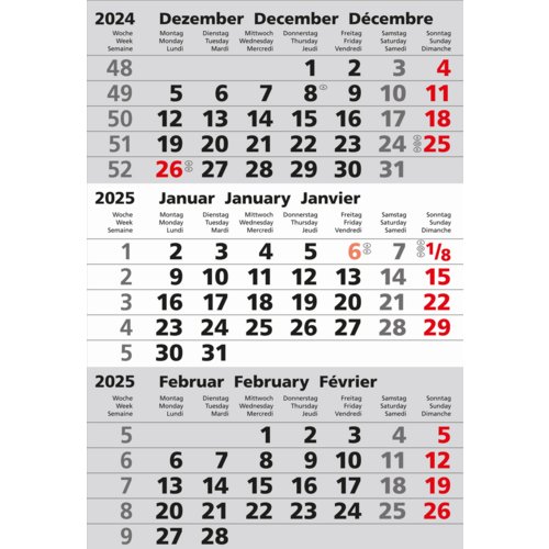 Ersatzkalendarium für Austellkalender 77000