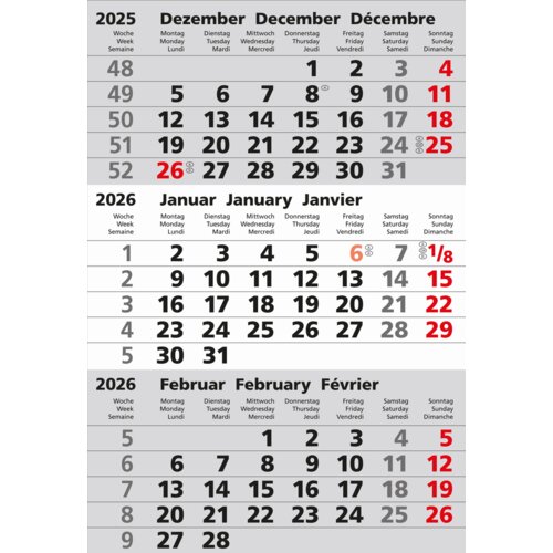 Ersatzkalendarium für Austellkalender 77000
