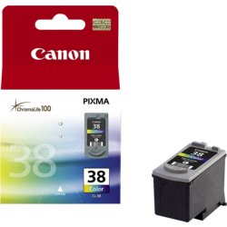 Inkjetpatrone CL-38, cyan, magenta, gelb