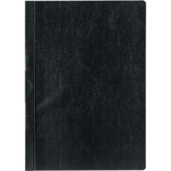 Klemm-Mappe Euroclip, für Format A4, Farbe Rückseite schwarz, transparent