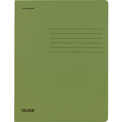 Einschlagmappe, für Format A4, Füllvermögen 250, 240mm breit, grün