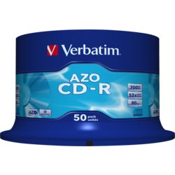 CD-R, Crystal Surface, DataLife Plus, AZO, Verbatim