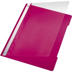 Standard Plastik-Hefter A4, PP RC, Abheftvorrichtung ja, 233mm breit, pink