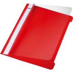 Standard Plastik-Hefter A5, PVC, Abheftvorrichtung ja, 175mm breit, rot