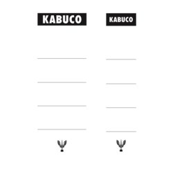 Einsteck-Rückenschild, KABUCO