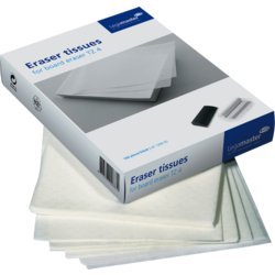 Löschpapier für Whiteboardlöscher, 22cm hoch, Inhalt der Packung 100, weiß