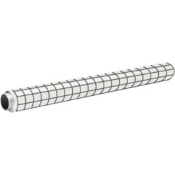 EasyFlip® Folie, kariert, Folienstärke 50µm, 60mm breit, 20m lang, weiß