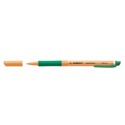 Gel-Tintenroller STABILO® pointVisco®, Rollerballmine, Edelstahl, grün