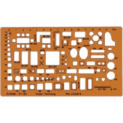Möblierungsschablone "Architekt?, STANDARDGRAPH