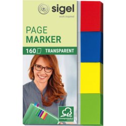 Haftmarker Transparent, sigel