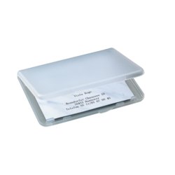 Visitenkarten-Etui, für Anzahl Karten 25, gefüllt nein, transparent, matt