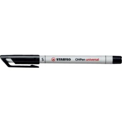 Folienschreiber OHPen non permanent, Strichstärke 0.4mm, Schaft grau, schwarz