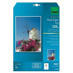Inkjet-Fotopapier Top, A4, 210mm breit, 297mm hoch, InkJet-Druck Ja, weiß
