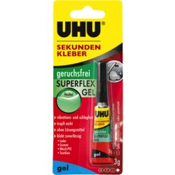 SEKUNDEN-ALLESKLEBER geruchsfrei SUPERFLEX GEL, UHU®