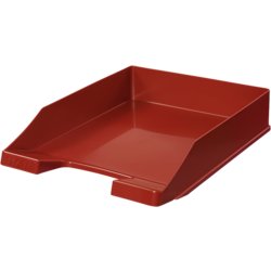 Briefablage KLASSIK, für Format A4/C4, Beschriftungsfeld ja, 65mm hoch, rot
