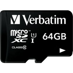 Speicherkarte microSDHC/SDXC Premium, Speicher 64 Gbyte, 10