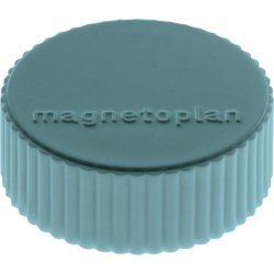 Rundmagnet discofix magnum, Tragkraft 2000g, 34mm ø, 13mm hoch, blau