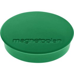 Rundmagnet discofix standard, Tragkraft 700g, 30mm ø, 8mm hoch, grün