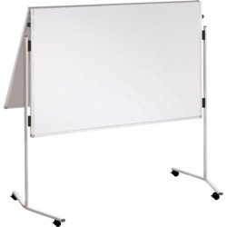 Moderationstafel ECO, klappbar, Tafelbreite 120cm, Tafelhöhe 150cm, weiß
