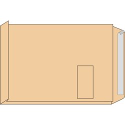 Versandtasche DIN C4 mit Seitenfalte und Stehboden, mayer network