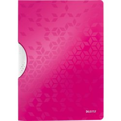 Klemm-Mappe Color Clip WOW, für Format A4, Füllvermögen 30, pink