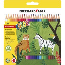 Buntstift COLORi, farbig sortiert, Eberhard Faber