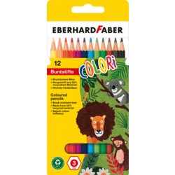 Buntstift COLORi, farbig sortiert, Eberhard Faber