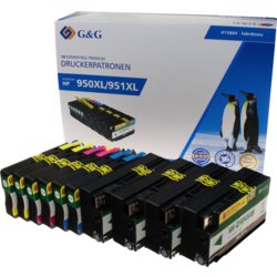 Inkjetpatrone Multipack für HP, G&G