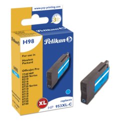 Inkjetpatrone H98, Kompatibel mit Original F6U16AE, 1600, cyan