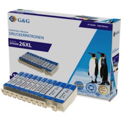 MultipackInkjetpatrone kompatibel zu EPSON Multipack 26XL, G&G