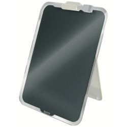 Glas Desktop-Notizboard Cosy, Tafelbreite 21.6cm, Tafelhöhe 29.7cm, grau