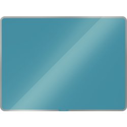 Glas-Whiteboard Cosy, Tafelbreite 80cm, Tafelhöhe 60cm, sanftes blau