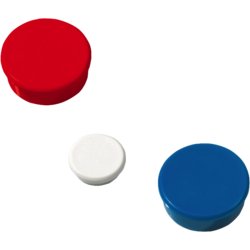 Kraft- und Haftmagnet, besondere Form rund, Tragkraft 800g, 32mm ø, blau