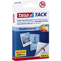 Klebepad TACK, transparent, tesa®