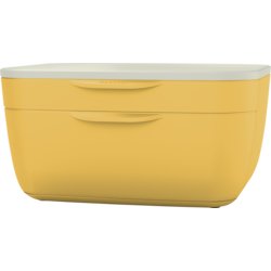 Schubladenset Cosy, für Format A4, 2 Schubfächer, stapelbar ja, warmes gelb